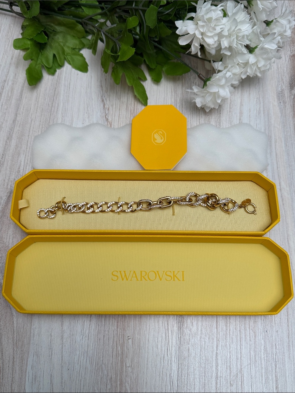 SWAROVSKI Dextera Pavé chain bracelet